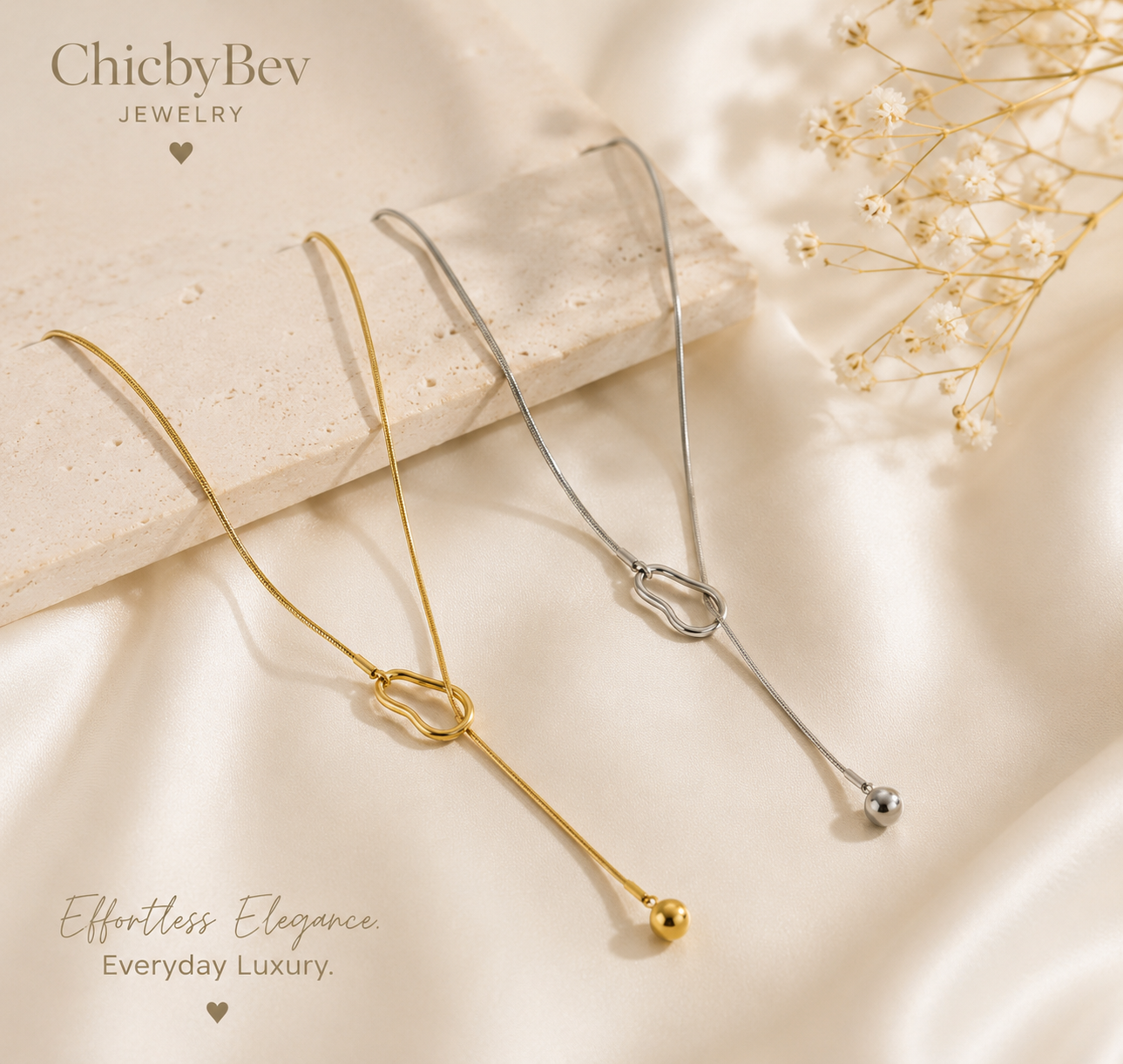 Embrace Lariat Necklace