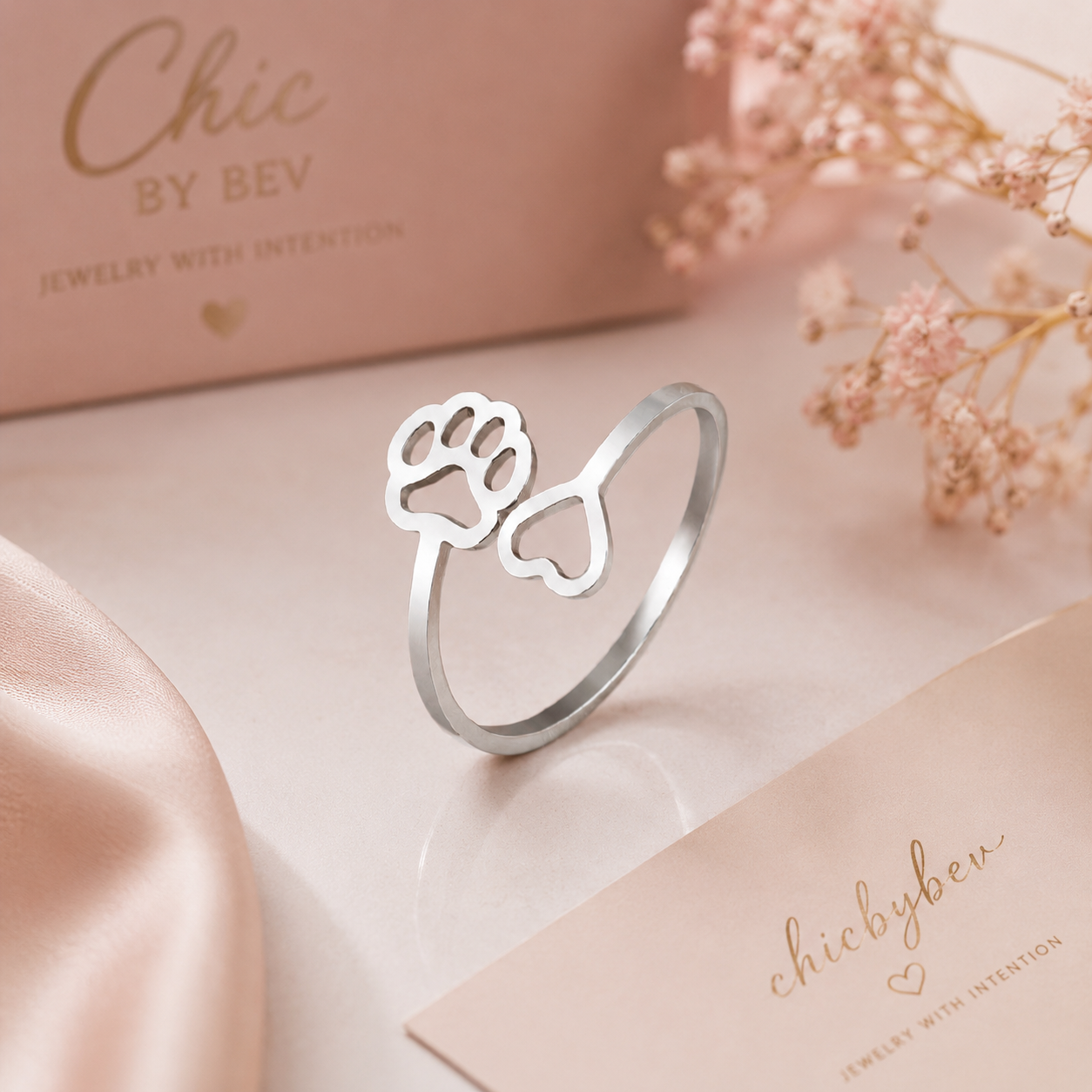 Pawprint Promise Ring