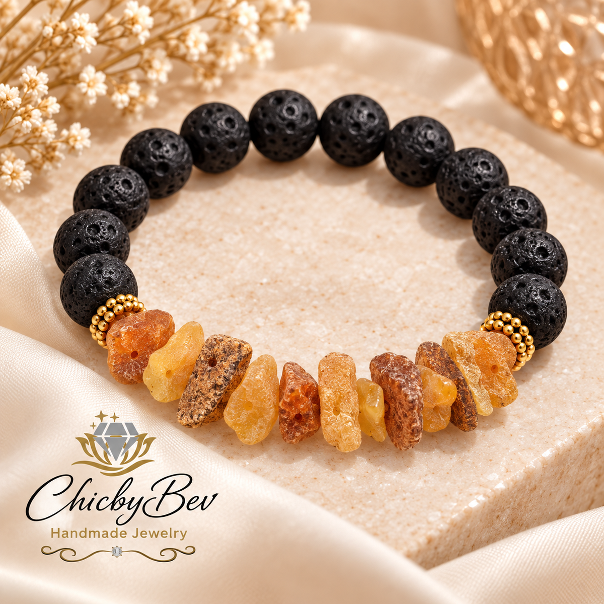 Amber Aura — Spritz of Wellness Bracelet