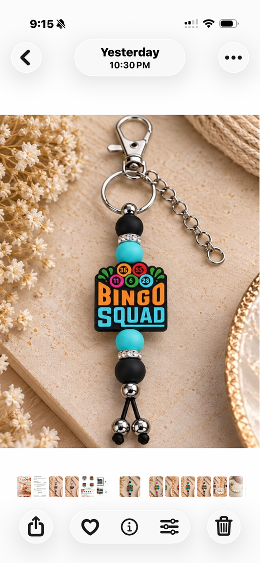 Bingo Squad Keychain
