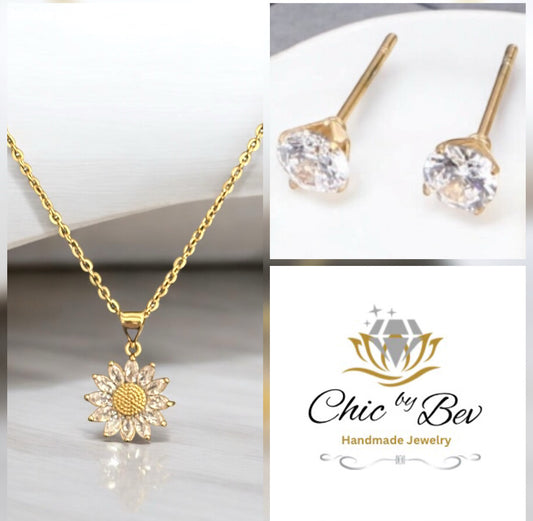 Soleil’s Necklace and Earring Set