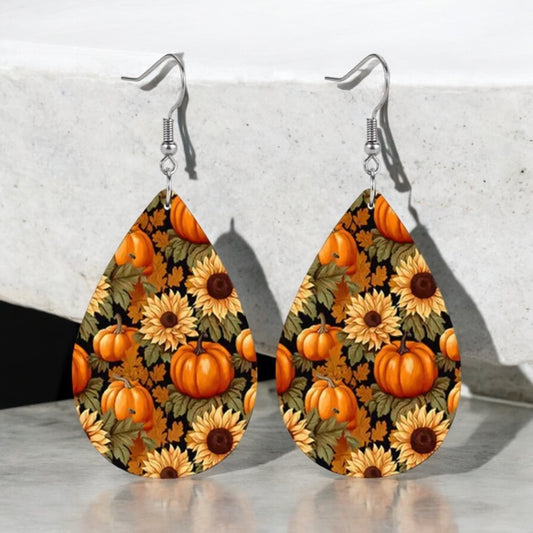 Pumpkin N Spice Earrings