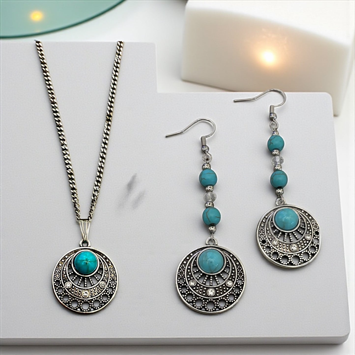 Flora’s Necklace and Earring Set